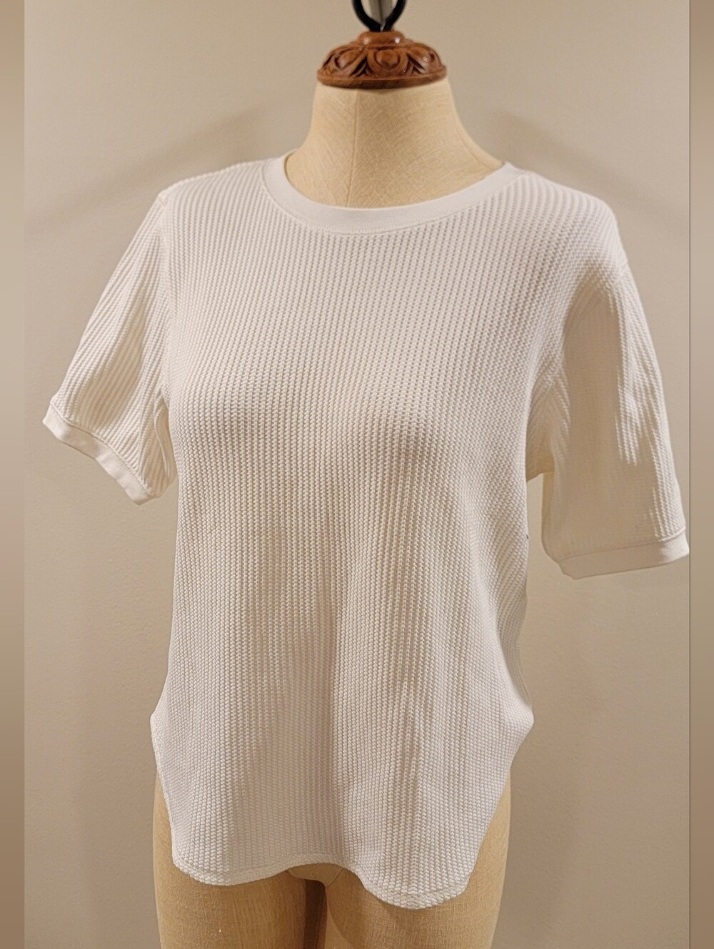 Uniqlo Waffle Short Sleeve Women's Top